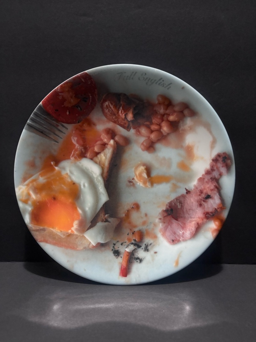 Vintage English Breakfast 32/500 Tectonic Decorative Ceramic Plate - Honey Manko